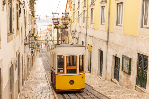 istock The famous yellow tramway in Lisbon 1907434168