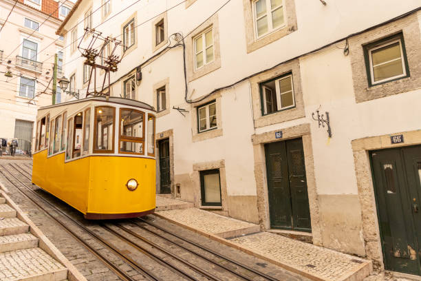 istock The famous yellow tramway in Lisbon 1907438303