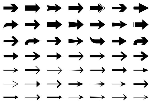 arrows - šipka sportovní vybavení stock ilustrace