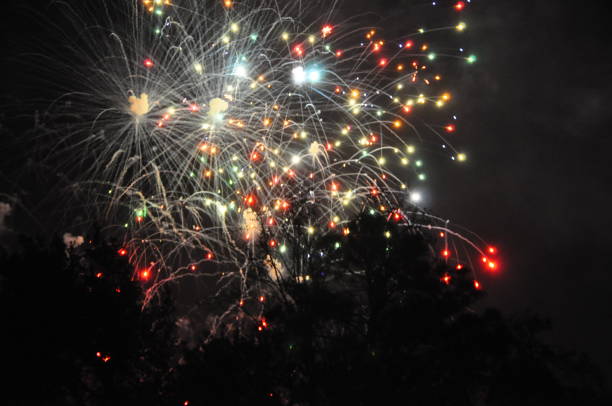 Great fireworks in International fireworks festival , Thailand  