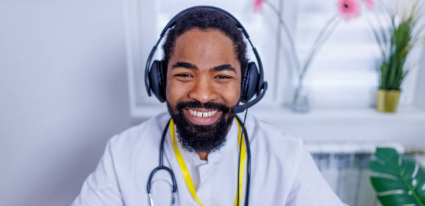 istock Confident doctor conducting a virtual consultation 1907666233