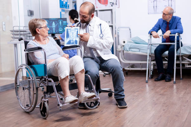 istock Brain X ray image of elderly senior woman 1907692558