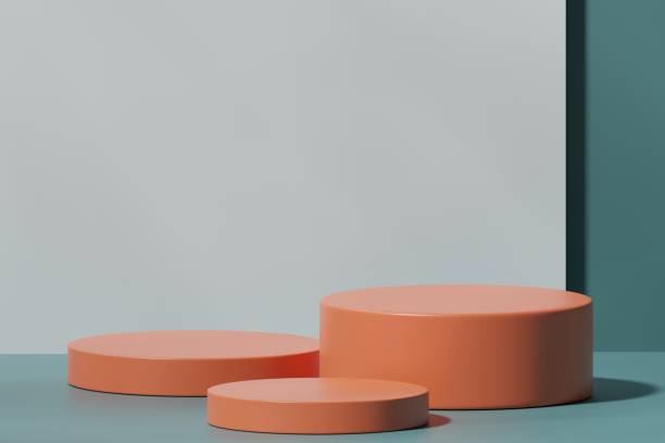istock Scene with a podium for product presentation, 3d rendering 1907812060