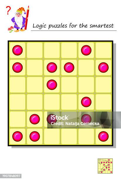 Logical Round Logic Puzzle Game For The Smartest Move 4 Round Pieces So To Get 1 ...