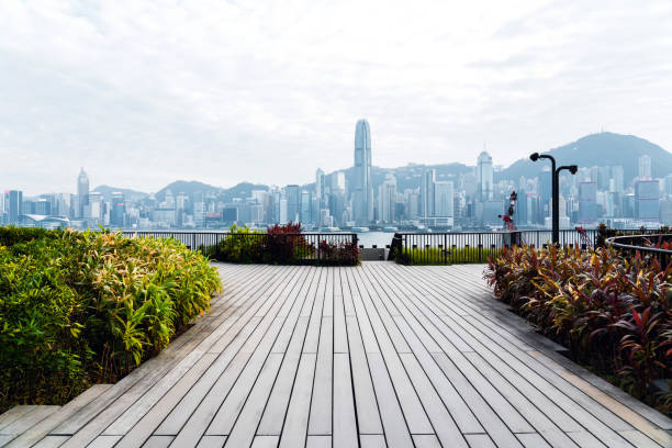 Platform and Hong Kong Harbour, Hong Kong