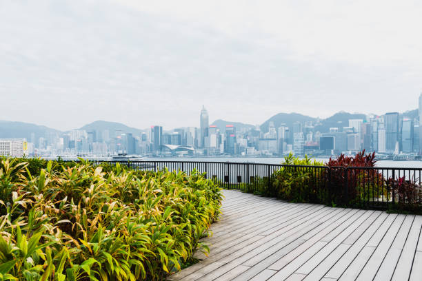 istock Platform and Hong Kong Harbour, Hong Kong 1907964671