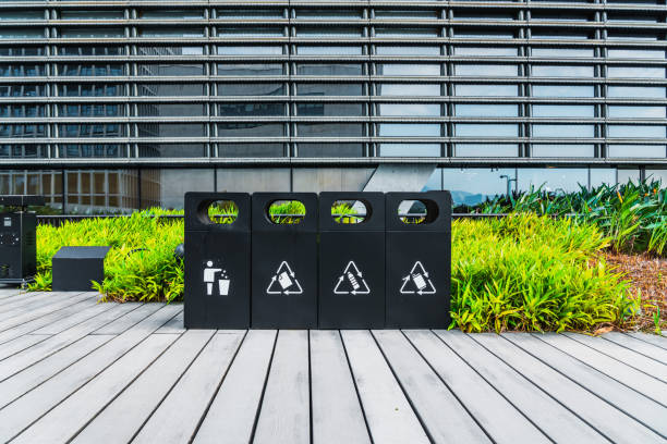 Recycle concept. Ecological Concept Of Separate Collection