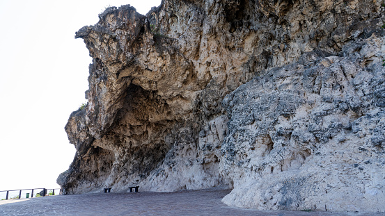 Marneef Cave and Blowholes are in proximity of Mughsaii Beach and a must place to go when visiting West side of Salalah, Oman.
