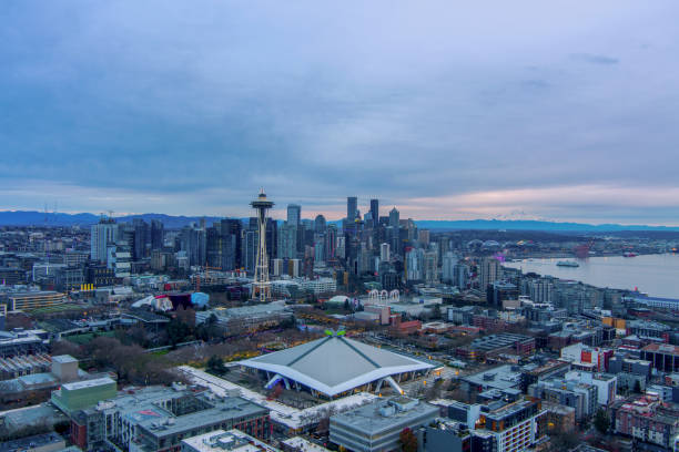 Film photo of the Seattle Skyline