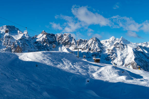istock Ski slopes in Valmalenco ski resort 1908021940