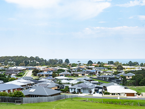 Suburban neighbourhood  in sea side town of Lakes Entrance Victoria