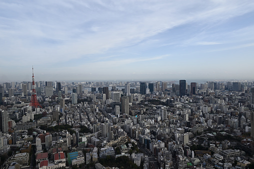Aerial photo of Tokyo Tower