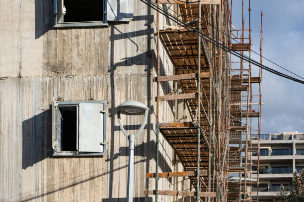 istock bomb shelter on construction site in Israel, Heder Bitahon Security rooms fortified with secure windows, enhance safety measures secure environment 1908208883