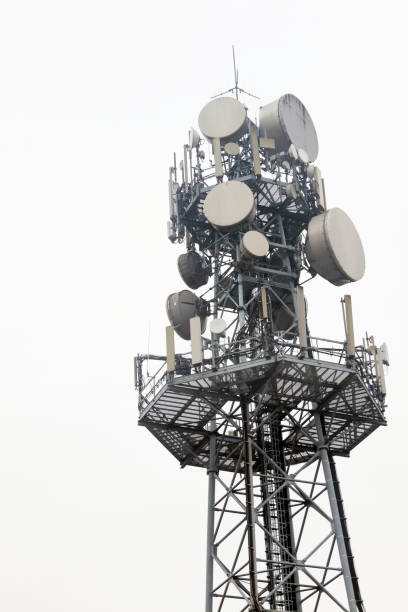 Radio antennas - foto stock