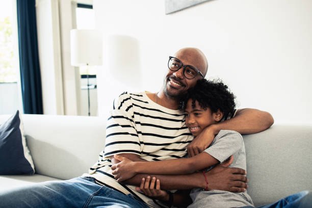 istock Young boy enjoys the time spent with his parent 1908243884