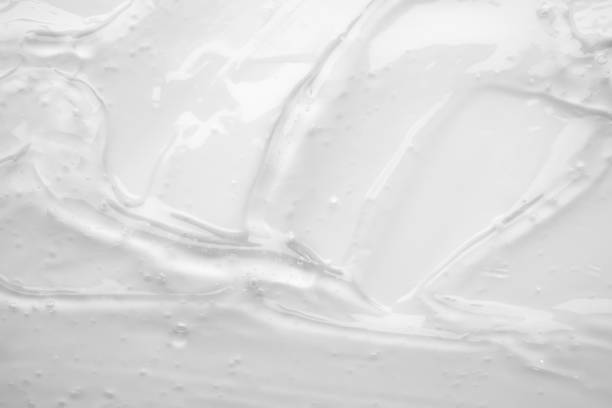 istock Transparent clear liquid serum gel cosmetic texture background 1908244947