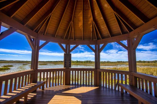 istock Houghton Lake Flats Observation Gazebo Interior 1908312970