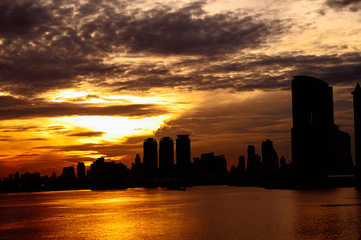 sunrise in bangkok