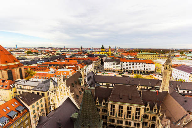 istock Munich town view during Autumn in Germany Holiday 1908502837