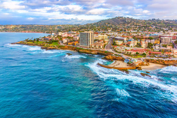 powyżej la jolla w kalifornii - stan kalifornia zdjęcia i obrazy z banku zdjęć