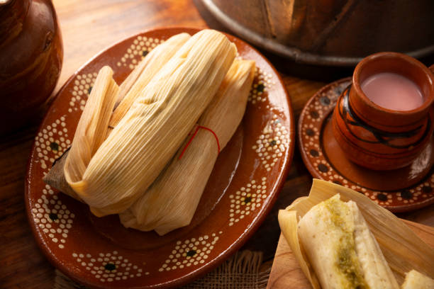 istock Tamales and atole homemade recipe 1908634466