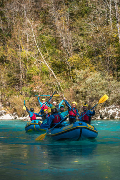 istock River Rafting Fun with Diverse Family and Expert Guide 1908704001