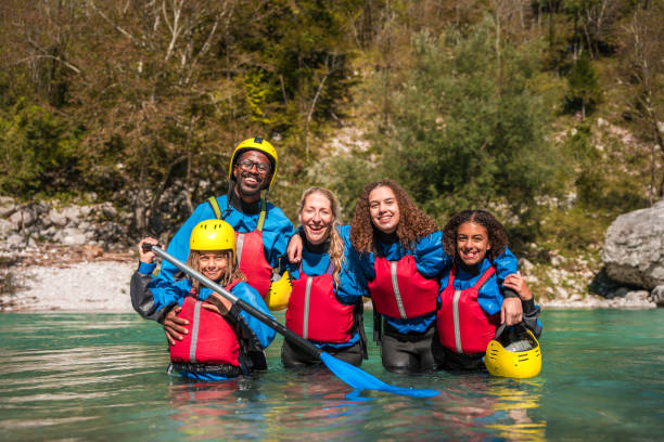 istock Outdoor Bonding with Diverse Family on Rafting Day Out 1908707702
