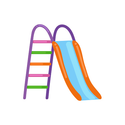 Playground slide icon clipart logotype avatar isolated vector illustration