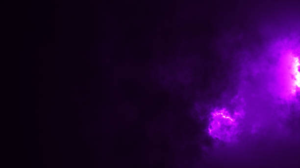 istock Purple nebula in the night sky. 1908788393