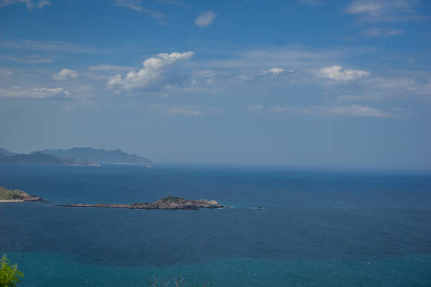 istock Coast with clear blue water and small islands in Phan Rang Ninh Thuan Vietnam 1908788452
