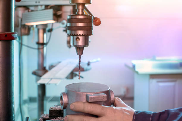 istock A metal craftsman works in his workshop. 1908929017
