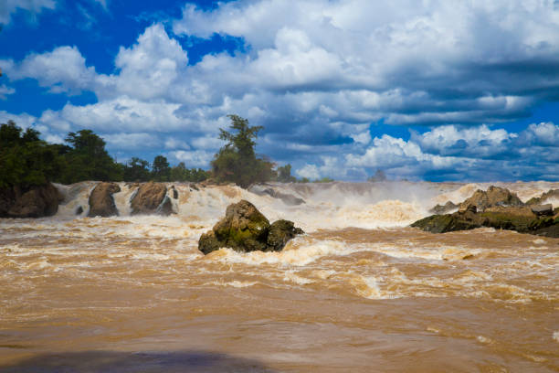 istock Khone Phapheng Falls on the Mekong River in southern Laos. 1908984735