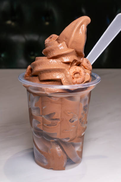 istock cup of chocolate flavor ice cream at vertical composition 1909012466