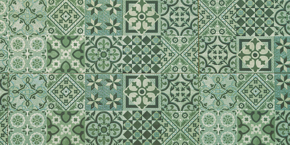 Gypjak, Ashgabat, Turkmenistan: seamless Islamic pattern in wood and metal - gate of the Turkmenbashi Ruhy Mosque / Kipchak Mosque - Pattern of eight-pointed stars, Rub el Hizb octagram (represented as two overlapping squares), aka Najmat -al-Quds or the eight-pointed star of Jerusalem.