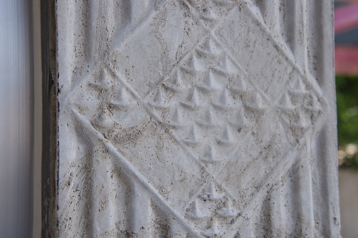 photography of close up texture of concrete wall posts