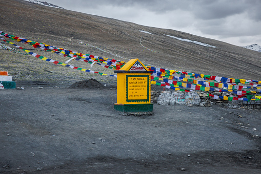 TaglangLa pass 5328m above sea level 12th highest motorable pass in the world