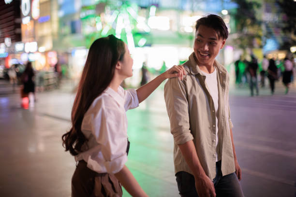 istock Friends in a city walk 1909078821