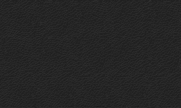 Leather 1 Black leather texture. Seamless vector pattern. Leather background. leather stock illustrations