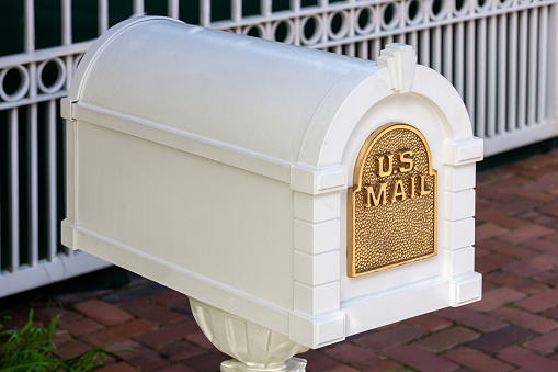 Mailbox at home at the United States