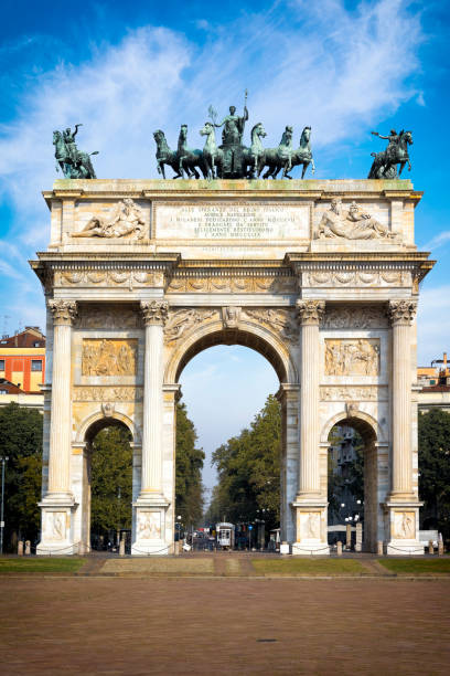 istock Holidays in Italy -  Arco della Pace in Milan 1909153755