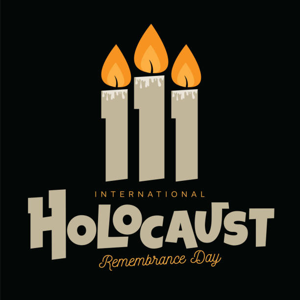 ilustraciones, imágenes clip art, dibujos animados e iconos de stock de ilustración de stock de vector del día internacional de conmemoración del holocausto - genocide