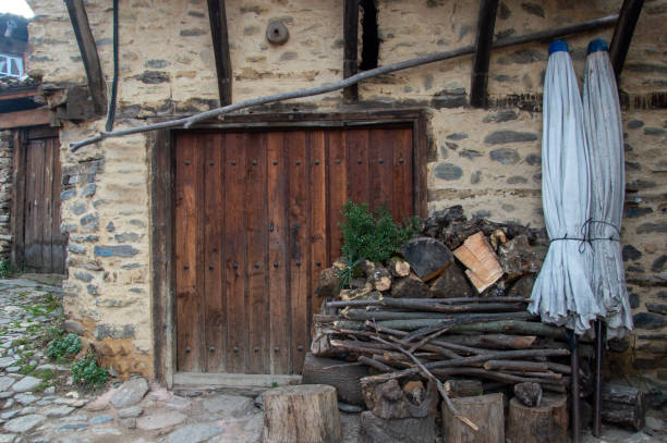 istock old wooden door in house 1909218480