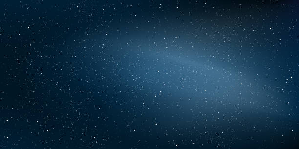 istock Astrology horizontal star universe background. The night with nebula in the cosmos. Milky way galaxy in the infinity space. Starry night with shiny stars in the gradient sky. 1909253690