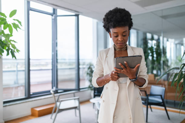 istock Confident Businesswoman Using Digital Tablet in Office 1909268728