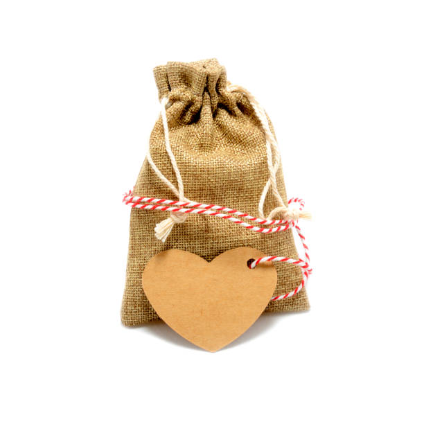istock Gift box for Valentine's Day on white background 1909272373