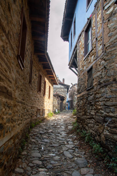 istock narrow street in old town 1909334400