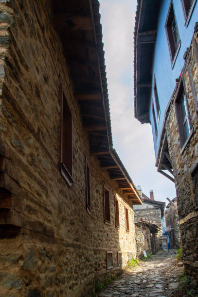 istock narrow street in old town 1909347031