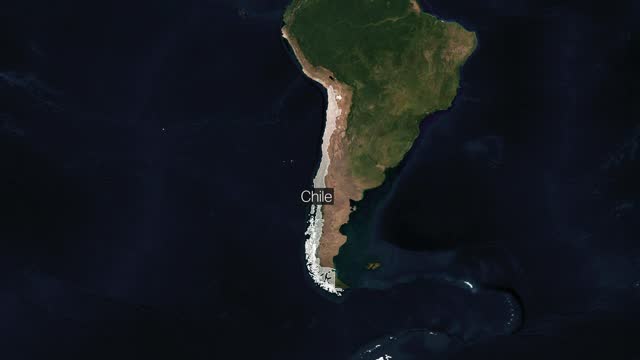 Chile - Explorer: Country Identification Maps stock video