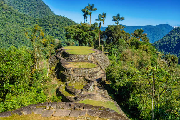 istock Ciudad Perdida, ancient ruins in Sierra Nevada mountains. Santa Marta, Colombia wilderness 1909408258