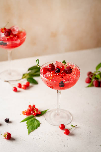 istock Glass of berry cocktail 1909477149